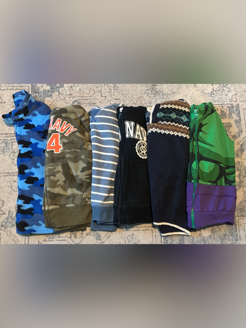 Boys Jacket Bundle Set of 6 Size 4T
